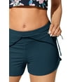 thumbnail image 4 of CRZ YOGA Board Shorts for Women 3'' High Waisted Beach Swimwear Bottoms Bathing Trunks with Liner, 4 of 5
