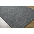 thumbnail image 3 of Hauteloom Sevan Modern Hand Tufted Natural Fiber Wool Area Rug - Contemporary Solid Color Carpet for Living Room, Bedroom, Dining Room - Farmhouse, Cottage - Charcoal, Black - 10' x 14', 3 of 11