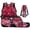 Pink Glitter Cheer Bow, variant on Bulopur Pink Glitter Cheer Bow Kids Backpack Set 4 Pcs Sparkly Girly Book Bag with Lunch Bag, Pencil Case and Water Bottle Cover for Cheerleading Girls Ages 6-12