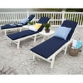 thumbnail image 5 of POLYWOOD Nautical Stackable Wheeled Chaise, 5 of 7
