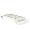 thumbnail image 3 of Colorado Twin Bed with Foot Drawer in White with USB Turbo Charger, 3 of 6