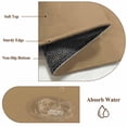 thumbnail image 6 of Pure Khaki Area Rug 6x9 FT, Non Slip Living Room Throw Carpet, Simple Solid Color Washable Soft Large Floor Carpet Non-Shedding Rug for Bedroom Dining Room Play Room, 6 of 9