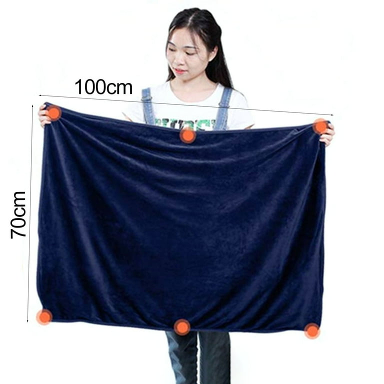 Warm USB Heated Throw Blanket Shawl Wrap Poncho Electric Heating