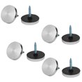 thumbnail image 1 of Unique Bargains Verre Table 304 Acier Inoxydable Miroir Vis Couvercle Clous 25mm Dia 8PCS, 1 of 3