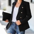 thumbnail image 2 of Vedolay Blazer Jackets for Women Jackets for Women Casual Long Sleeve Open Front ork Office Professional Top,Black XL, 2 of 5