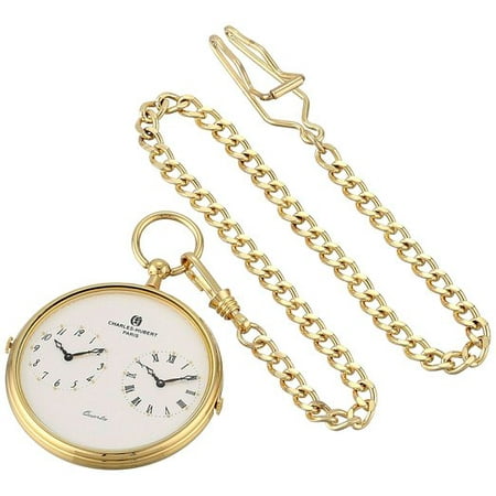 Charles-Hubert Paris Men's 3970-G Classic Collection Pocket Watch