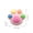 Pink-PK Home Decor, variant on JJV Cat Paw Shaped 5 in 1 Highlighter Set, 5 Colors in 1, Multicolor Pen Cute Desk Accessory for Note Taking, Journal Planner 3.1x3x1.2in Desk Organizer Ideal for Home & Office