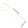 thumbnail image 2 of Shisuyan 6Pcs Long Handle Glass Spoons Heat Resistant Dessert Spoon for Restaurant Home, 2 of 8