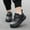 F-119Black, variant on ZHOGXU Big Girls Boys Sneakers Soft Sole Non Slip Mesh Solid Color Lace Up Comfortable Breathable Casual Sports Shoes For Outdoor Activities Black 5-5.5 Years