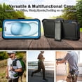 thumbnail image 2 of for Defender iPhone 15 Case with Clip,Shockproof Heavy Duty Rugged Kickstand,2 Layers of Sturdy,Anti-Drop Phone Protective (+Blue), 2 of 5
