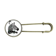thumbnail image 1 of Palawan Tropical Style Pinto Animal Retro Metal Brooch Pin Clip Jewelry, 1 of 3
