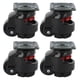 thumbnail image 5 of Ruedas niveladoras ruedas niveladoras resistentes y de larga vida útil cómodas de usar para mover mesas de trabajo grandes movimientos de máquinas ANGGREK Otros, 5 of 8