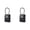 Black, variant on CSSJKYJ Portable Key Lock Box with 4 Digit Password Lock Box Wall Mounted for House Key, Car Keys, 6 Key Capacity, Weatherproof Resettable Code (Black, 1)