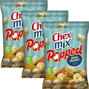 Chex Mix Popped White Cheddar Snack Mix, 7.5 oz (Pack of 3)