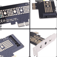 thumbnail image 2 of M.2 NVME SSD to PCIe 4.0 Adapter Card 64Gbps M-Key PCIe4.0 X16 for Desktop PC PCI-E GEN4, 2 of 5