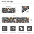thumbnail image 3 of Yayeee Faucet Mat for Kitchen Sink 14.7" Diatomite Long Splash Guard Pad, Cute Dinosaur, 2 Pack, 3 of 7