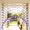 Purple, variant on 20-Strand Crystal Beaded Curtain, Multicolor Acrylic Arched Room Divider with Rainbow Beads for Bedroom, Living Room, Cafe