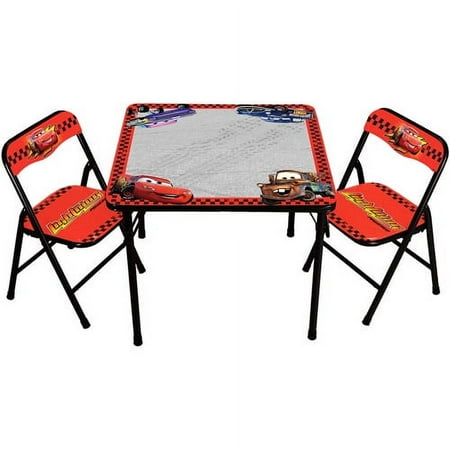 Disney - Cars Erasable Activity Table and Chair Set