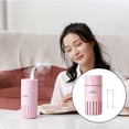 thumbnail image 4 of Humidificador de aire con engranaje ajustable, adaptador USB, modo silencio, portátil, apagado automático, esencial. Rosa b, 4 of 9