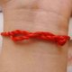 thumbnail image 3 of Women Red Rope Thread String Bracelet Braided Charms Adjustable Bracelet for Couples, 3 of 4