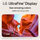thumbnail image 3 of Monitor LG 27" Ultrafino 4K UHD HDR10 IPS, Blanco, 27US500-W, 3 of 5