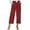 Wine, variant on VMESZQFG Women's Straight Leg Casual Pants Plus Size Pant Suits for Women Casual Women Spring Summer Casual Plaid Pants With Pockets Casual Comfortable Home Womens Casual Clothes