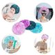 thumbnail image 4 of Shower Caps for Women, 4 Pieces Elastic Reusable Shower Caps, Double Layer Waterproof Shower Caps, Bath Shower Caps, Eco-Friendly Hair Shower Caps - S, 4 of 5