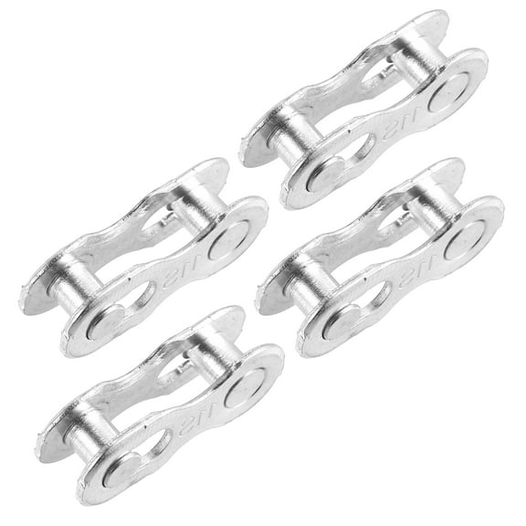 Unique Bargains 4 Pair 11 Speed Master Chain Link Connectors Bicycle Bike Reusable Speed Chain Link Silver Tone