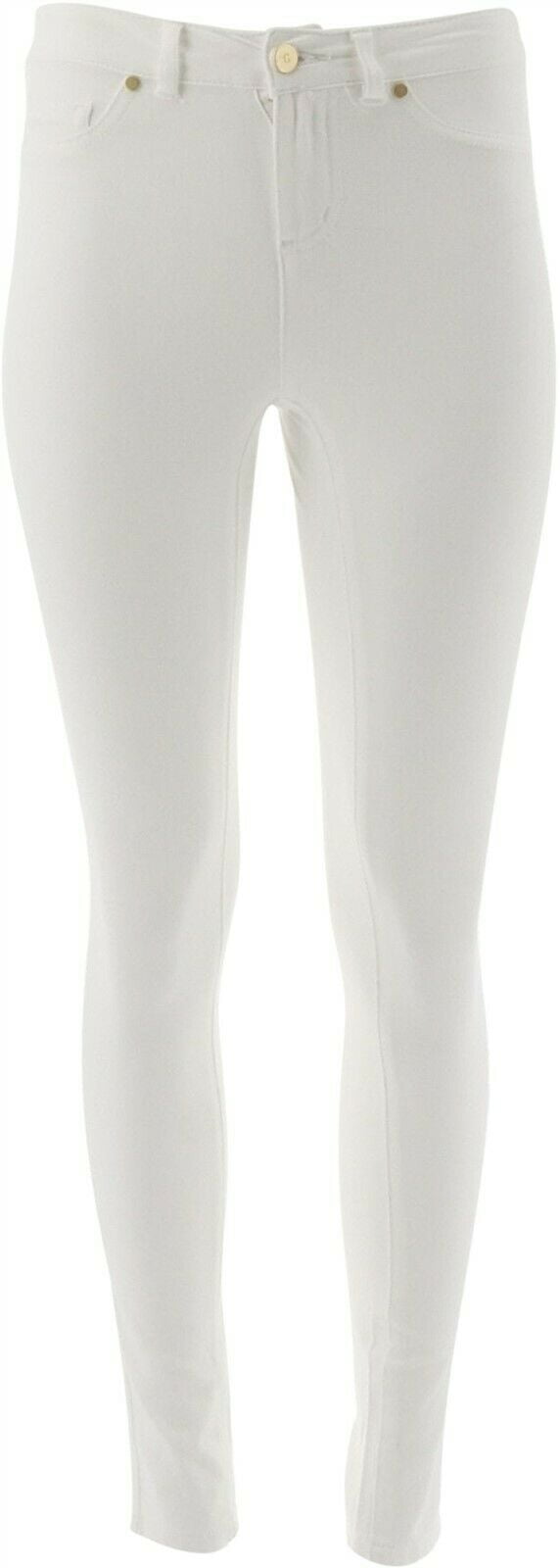 women's white stretch jeggings