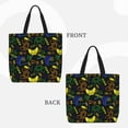 thumbnail image 3 of Naloa Game Play Tote Bag for Women, Foldable Tote Bag With Zipper, Large Shoulder Bag, Top Handle Handbag for Travel, Work, Shopping, 3 of 9