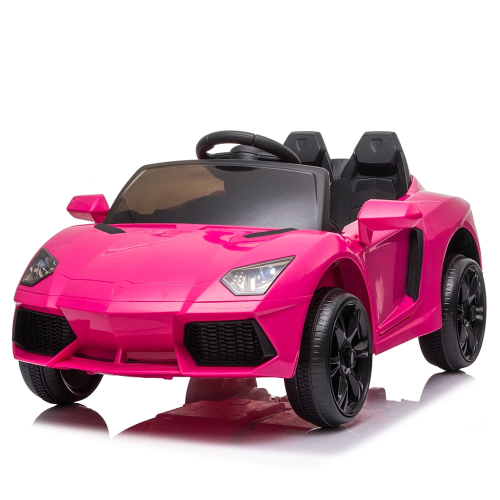 Kepooman Ride On Car Rechargeable Toy Vehicle, 12V Battery Powered Electric Ride On Car w/ 2.4 GHZ Parental Remote Control, LED Lights, Rose Red Kepooman Ride On Car Rechargeable Toy Vehicle, 12V Battery Powered Electric Ride On Car w/ 2.4 GHZ Parental Remote Control, LED Lights, Rose Red