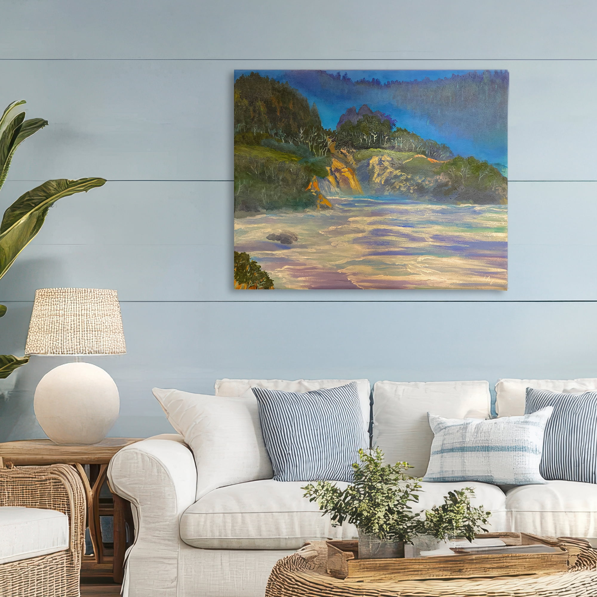 Stupell Industries Natural Wilderness Coastline Canvas Wall Art, design by Lee Ann Zirbes