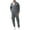Dark Gray, variant on Stamozd Mens Sweat Suit 2 Piece Long Sleeve Zip Up Jackets and Sweatpants Sets Casual Oversized Gym Workout Tracksuit Men Clothing Green B XXXL
