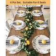 thumbnail image 4 of 15 Inch Round Placemats Set of 4, Grey Christmas Non Slip Heat Insulation PP Table Mats, Snowman Xmas Tree Elk Poinsettia Eucalyptus Washable Place Mats for Kitchen Dining Party Table Decor, 4 of 7