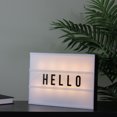thumbnail image 4 of Northlight 12" Battery Operated LED Lighted A4 Light Box with Letters and Numbers, 4 of 4