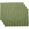 Canopy Ottoman Stripe 4pk Placemats New Green