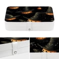 thumbnail image 4 of Witch Hat Travel Jewelry Organizer Storage Box Bracelet Holder, PU Leather with Removable Compartment, Portable, 4 of 6