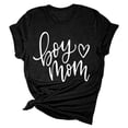 thumbnail image 5 of YDLCAFD T-Shirts pour Femmes Tendance Été Mode Féminine Haut Imprimé Col Rond Ample T-Shirt, 5 of 5