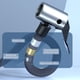 thumbnail image 4 of Bomba de inflado eléctrica con luz LED bomba de aire Digital de 74/12V 6000mAh para motocicleta, 4 of 9