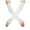 White, variant on UJNDER Fingerless Long Gloves Pierced Elbow Length Satin Stretchy Opera Evening Party 1920s for Women White One Size