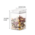thumbnail image 1 of Contenedores de Almacenamiento de Alimentos Latas Selladas, Granos de Cocina Y Otros Tanques de Almacenamiento de Granos, Cajas Transparentes de Grado Alimentario, Aperitivos, Productos Secos, Té, Lat, 1 of 2