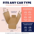 thumbnail image 2 of Active Pets Funda premium para asiento de coche para perros para camiones, sedanes y SUV - Protección impermeable para el asiento trasero para viajes de perros - Puppy Essentials, 2 of 5