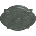thumbnail image 3 of Ekena Millwork 21 1/4"W x 17 3/8"H x 1"P Waltz Ceiling Medallion (Fits Canopies up to 4 1/2"), Hand-Painted Athenian Green Crackle, 3 of 6