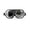 Silver Lens Silver Frame, variant on Motorcycle Goggle Aviator Pilot Style Cruiser Scooter Motocross Goggles for Man, Woman, Adult