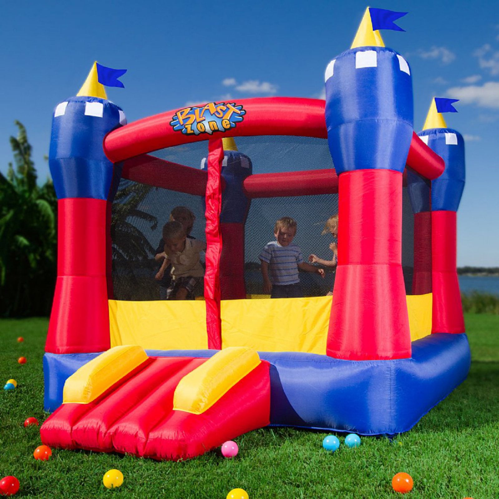 Blast Zone Magic Castle Bounce House - Walmart.com - Walmart.com