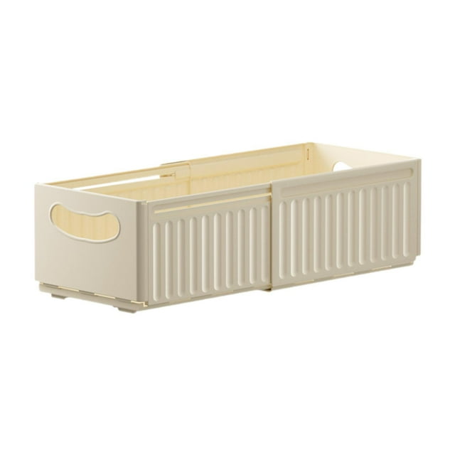 Contenedor de almacenamiento plegable, cajón organizador, separador, contenedor de almacenamiento ajustable para libros, ropa de lavandería para el L