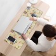 thumbnail image 3 of Long Mouse Pads for Desk,Pioneer Flower Floral Print Pattern Desk Mats on Top Of Desks, Desk Mouse Pad Extra Large with 3mm Non-Slip Base and Stitched Edge for Gaming,Office,Work,Home 31.5"x11.8", 3 of 6