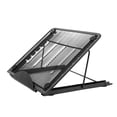 thumbnail image 1 of Soporte plegable para computadora portátil Soporte portátil ajustable para computadora portátil Soporte de acero laminado en frío, Negro seitruly EL4098-01B, 1 of 2