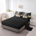 thumbnail image 3 of Erosebridal New Orleans Soccer City Bed in a Bag Queen size, American Football Bed Set, Vintage Rugby Reversible Comforter Sets, Microfiber Room Decorative, 7pcs, 3 of 6
