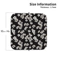 thumbnail image 2 of Vsdgher Daisies Flowers Leather Coasters for Drinks, Durable Drink Coasters 4 Set for Tabletop Protection, Luxurious Home Décor and Housewarming Gift ( {designName})Square, 2 of 6